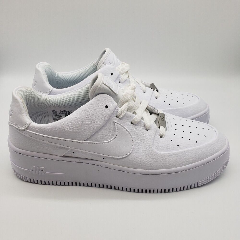Nike Air Force 1 AF1 Sage Low Women's Shoes AR5339 100 White Size 11.